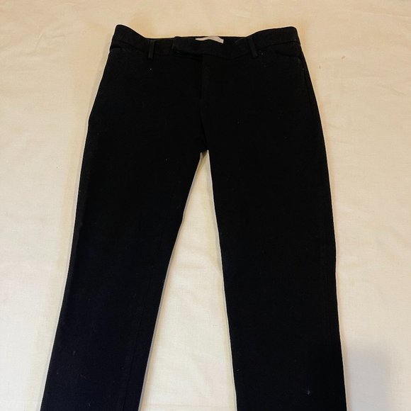 Gap Womens Dress Pants Slim Cropped S/760954-02 Two-Way Stretch Black Size 6T - Picture 1 of 9